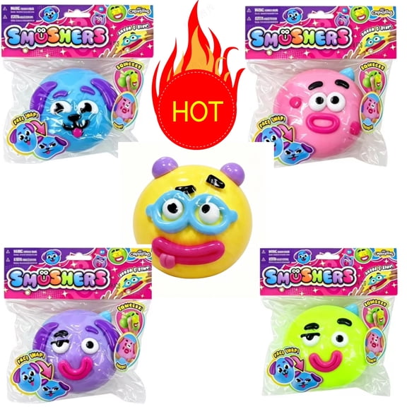 Squishy Dog Face Toys - Curiosities Dog Face Swap Squeeze,Cheese Squishy,Slow Rising Squishing Butter Stick(Random one)