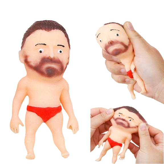 Squishy Doll Stress Relief for Adults Soft Sensory Fidget Desk Decor Calm Down Tool