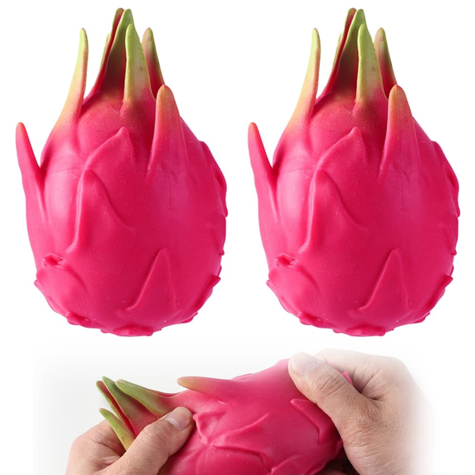 Squishy Dragon Fruit, Realistic Slow Rising Fruit Squishy for Adults