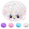thumbnail image 1 of Squishy Dumplings Dumpling Squishy Glitter Fidget Toy Stress Relief Squeeze Ball with Slow Rebound Sensory Play for Kids Adults Classroom Prizes Party Favors Goodie Bag Stuffers,White, 1 of 6