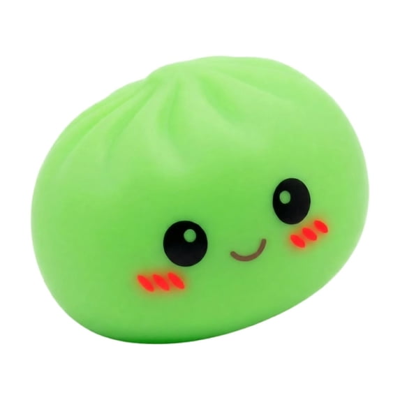 Squishy Dumplings Mini Food Shape Stress Relief Toy Set, Slow Rising Squeeze Fidget Toys for Adult Desk Use 1.77 x 1.30 Inches
