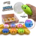 thumbnail image 1 of Squishy Dumplings Steamed Bun Stress Relief Toy, 3 Pack Slow Rising Bubble Squeeze Fidget Toys with Steamer Adult Desk, 1 of 6
