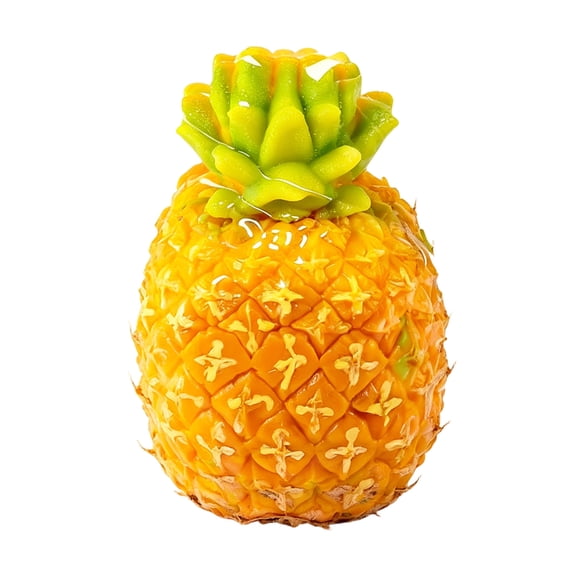Squishy Fake Pineapple Stress Relief Fidget, 2x4 Inch Lightweight Squeeze Ball Stress Relief Birthday Gift, Slow Rising Stress Ball for Adults Home Office Party Favor