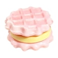 thumbnail image 1 of Simulated Sandwich Waffle Squishy Fidget Squeeze Toy, Daily Pressure Relieving Sensory Toy, Compact Handheld Play Toy for Kids Adults, Desktop Display and Party Favor Supply(1PCS), 1 of 4