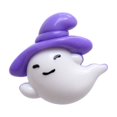thumbnail image 1 of Witch Ghosts Squishy Fidget Squeeze Toy, Daily Pressure Relieving Sensory Toy, Compact Handheld Play Toy for Kids Adults, Desktop Display and Party Favor Supply(1PCS), 1 of 3