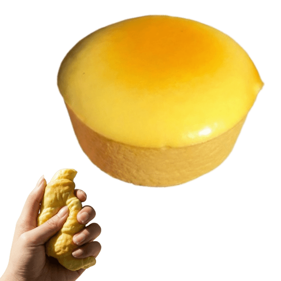 Squishy Fidget Toys Bread Butter Design Slow Rising Squishies Stress Balls for Adults Kids, Portable Relax Toy for Office School Home