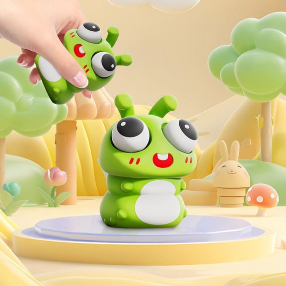Squishy Fidget Toys Stress Ball Sensory Toys,Soft Slow Rising Squeeze Fidget Stress Relief Toys,Ultimate Eye-Bulging Stress RelieverToy for Decompression Pressure Release - Must-Have Insect Companion