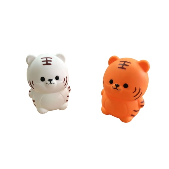 Squishy Fun Squeeze Fidget Toy, Mood Soothing Decompression Play Toy, Easy‑to‑carry Sensory Toy for Kids & Adults, Daily Leisure and Special Occasion Gift(Cute Tiger Random Colors)