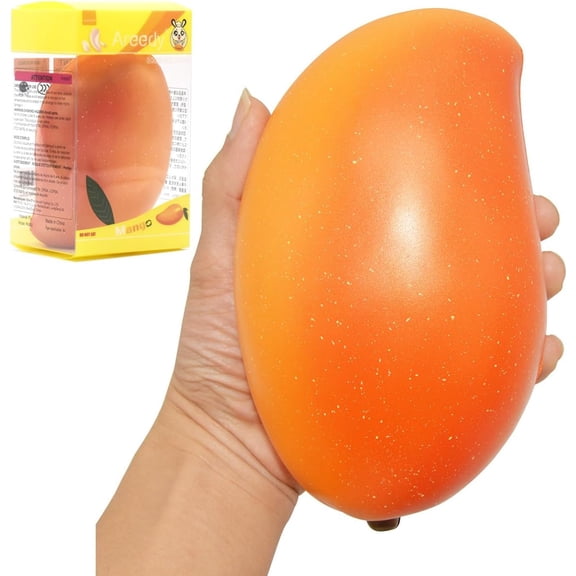 Squishy Gold Mango Colossal Slow Rising Scented Fruit Squishies Stress Relief for Adults