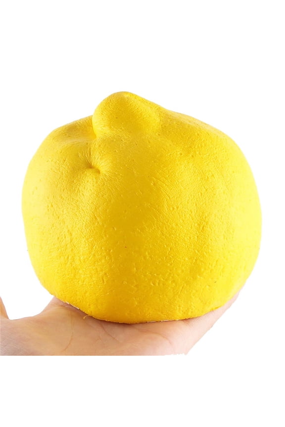 Squishy Half Fresh Lemon Slow Rising Key Chains Stress Fruit Ballchain Charm Toy