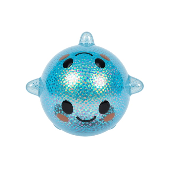Squishy Halloween Ghost Stress Toy 12 Pack, Transparent Glitter Ghost Squeeze Pinch Toy, Jelly Sensory Fidget Toy, Halloween Party Favors for Kids and Adults