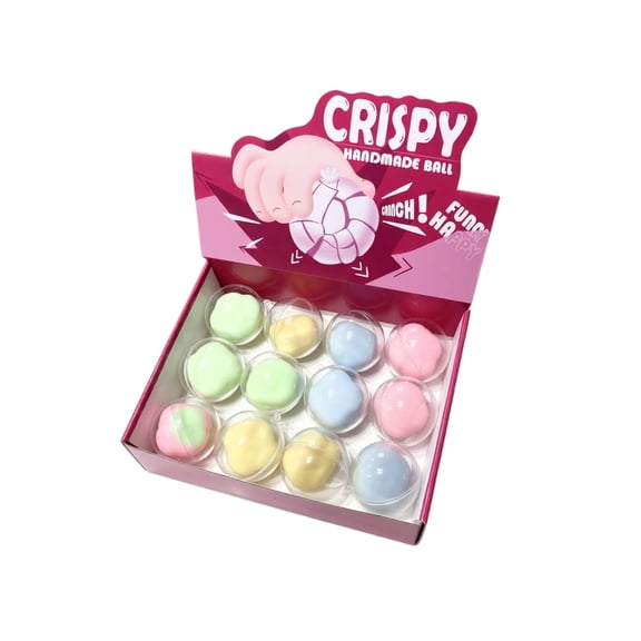 Squishy Persimmon Squeeze Toys, 12 Pack Crunchy Stress Ball, Moldable Slow Rising Fruit Sensory Toy, Cute Pastel Decompression Fidget Balls, Desktop Relax Toys for Adults Teens Party Favors