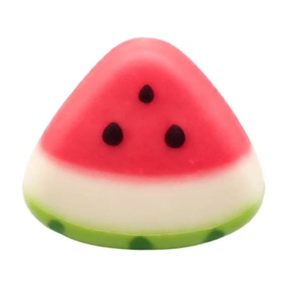 Crispy Skin Simulation Watermelon Squishy Pocket Fidget Squeeze Toy, Slow‑Rise Decompression Play Toy, Stress & Anxiety Relief Sensory Toy for Children Adults, Daily Leisure(1PCS)