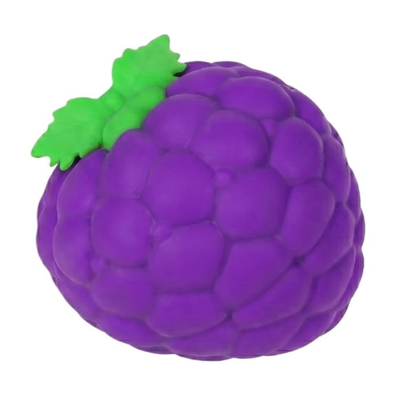 Squishy Purple Grape,Stress Relief Sensory Fidget, Soft & Tacky Squeeze for Adults, Relaxing Decompression Sensory Gifts