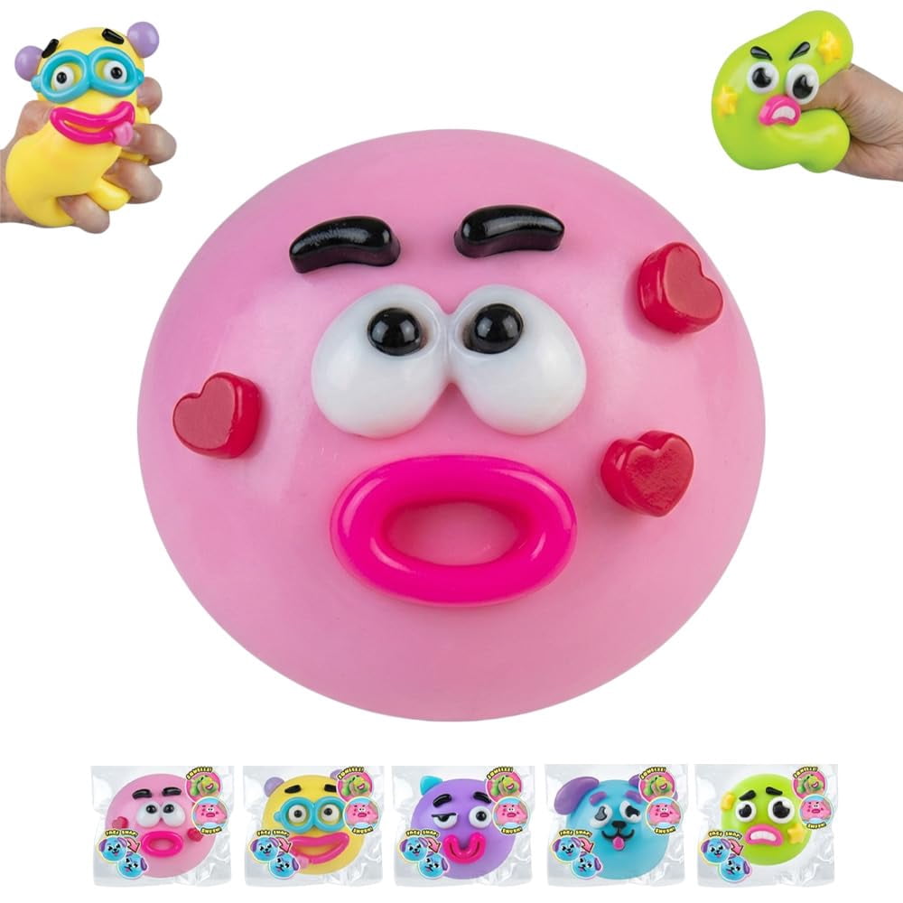 Squishy, Soft Moldable Slow Rise Sensory Fidget for Anxiety Stress Relief, Desk Accessory for Adults（Pink）
