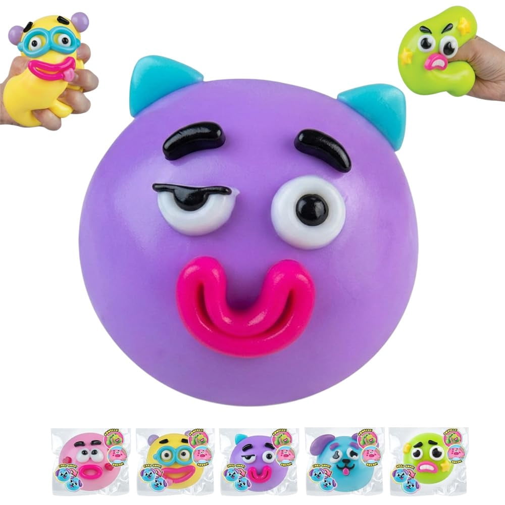 Squishy, Soft Moldable Slow Rise Sensory Fidget for Anxiety Stress Relief, Desk Accessory for Adults（Purple）