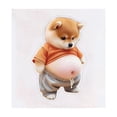 thumbnail image 1 of Squishy Stickers A1Pc Decal Squeeze Toy For Stress Relief, Kawaii Shiba Inu Design, Reusable Sticker Decal For Water Bottles Laptops, Fun Fidget Toy For 14+ Teens & S, 1 of 4