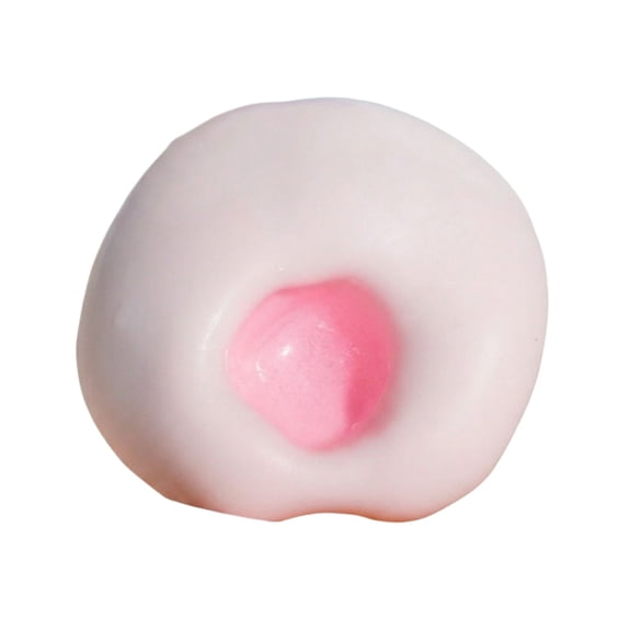Squishy Strawberry Mochi Squeezy ball for Stress Relief,Red Food Simulation With Tools,Fidget Sensory balls for Adults,Slow Rising Squishy Fidget balls,Random Plug 6.8cm*7cm6.8cm 1pc