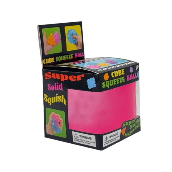 Squishy Stress Cube for Adults Squishy Slow Rising Fidget Cube Sensory for Anxiety Stress Relief High Density Ice Squeeze Ball Cubes