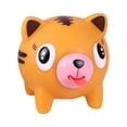 thumbnail image 1 of Squishy Stress Toy with Squeaky Tongue-Out Design, 1 Piece, Orange Cat Squeeze for Kids and Adults, Sensory Squeeze Toy, 1 of 4