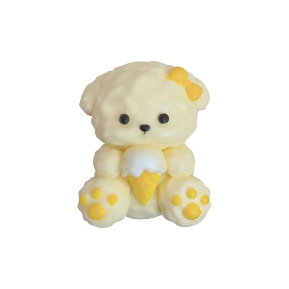 Squishy Stress Toys, Soft Slow Rising, Bear Design, Squishy Fidget Toys Stress Relief Sensory Balls for Adults Anxiety Focus Desk Toys Fun Party Favors Stocking Stuffers