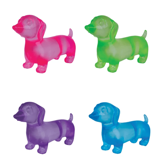 Squishy Stretchy Puppy Dog Fidget , Soft Sensory Stress Relief Squeeze , Random Color Decompression Puppy for Everyone, Anxiety Relief Hand for Office, School, Travel (Random Color)