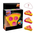 thumbnail image 1 of Squishy Toy, Novelty Pizza Slice Slow Rising Squeeze Stress Relief, Cute Food Shaped Fidget Sensory Play, Party Favor Gift Desk Decoration for Kids Teens Foodie Fun, 1 of 5