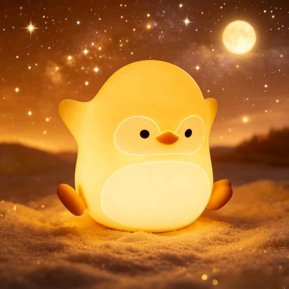 Squishy Toys Tap Night Light, Silicone USB Rechargeable Bedside Lamp  Soft Glow Desktop Decor & Gift
