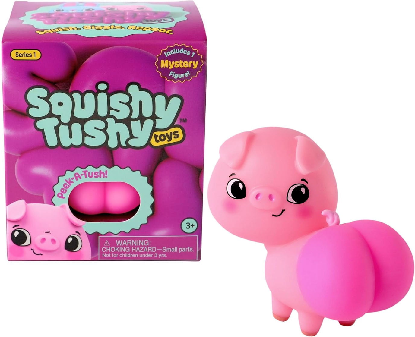Squishy Tushy Series 1 Peek-A-Tush Mystery SINGLE Pack (1 RANDOM Figure)