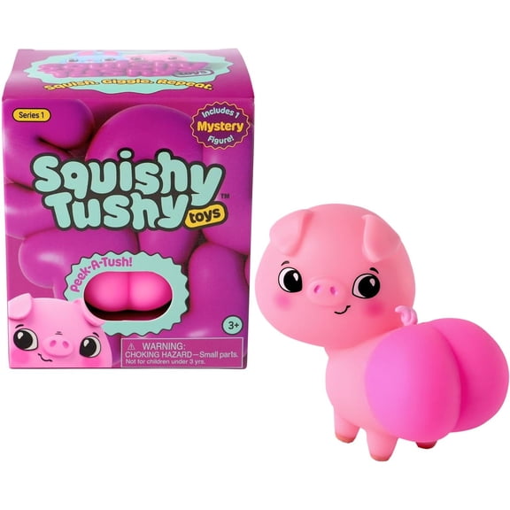 Squishy Tushy Series 1 Peek-A-Tush Mystery SINGLE Pack (1 RANDOM Figure)