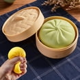 thumbnail image 1 of Squishying Stress Balls Fidgets Large Steamed Stuffed Dumpling Bun Squeezeball for Anxiety Relief Focus Autisms Birthday Party Easter Gifts(Green), 1 of 5