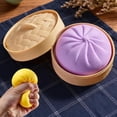 thumbnail image 1 of Squishying Stress Balls Fidgets Large Steamed Stuffed Dumpling Bun Squeezeball for Anxiety Relief Focus Autisms Birthday Party Easter Gifts(Purple), 1 of 5