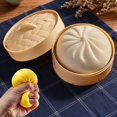thumbnail image 1 of Squishying Stress Balls Fidgets Large Steamed Stuffed Dumpling Bun Squeezeball for Anxiety Relief Focus Autisms Birthday Party Easter Gifts(White), 1 of 5