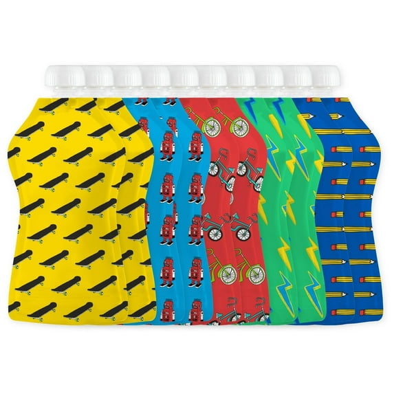 Squooshi - Reusable Food Pouch - Assorted Designs
