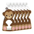 thumbnail image 1 of Squooshi Reusable Food Pouch | Large 6 Pack | Monkey, 1 of 5
