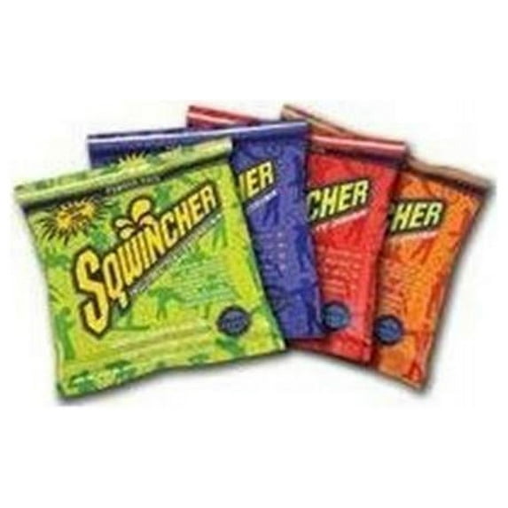 Sqwincher 690-016802-AS 2.5 Gallon Zero Assorted Flavors Powder Concentrate