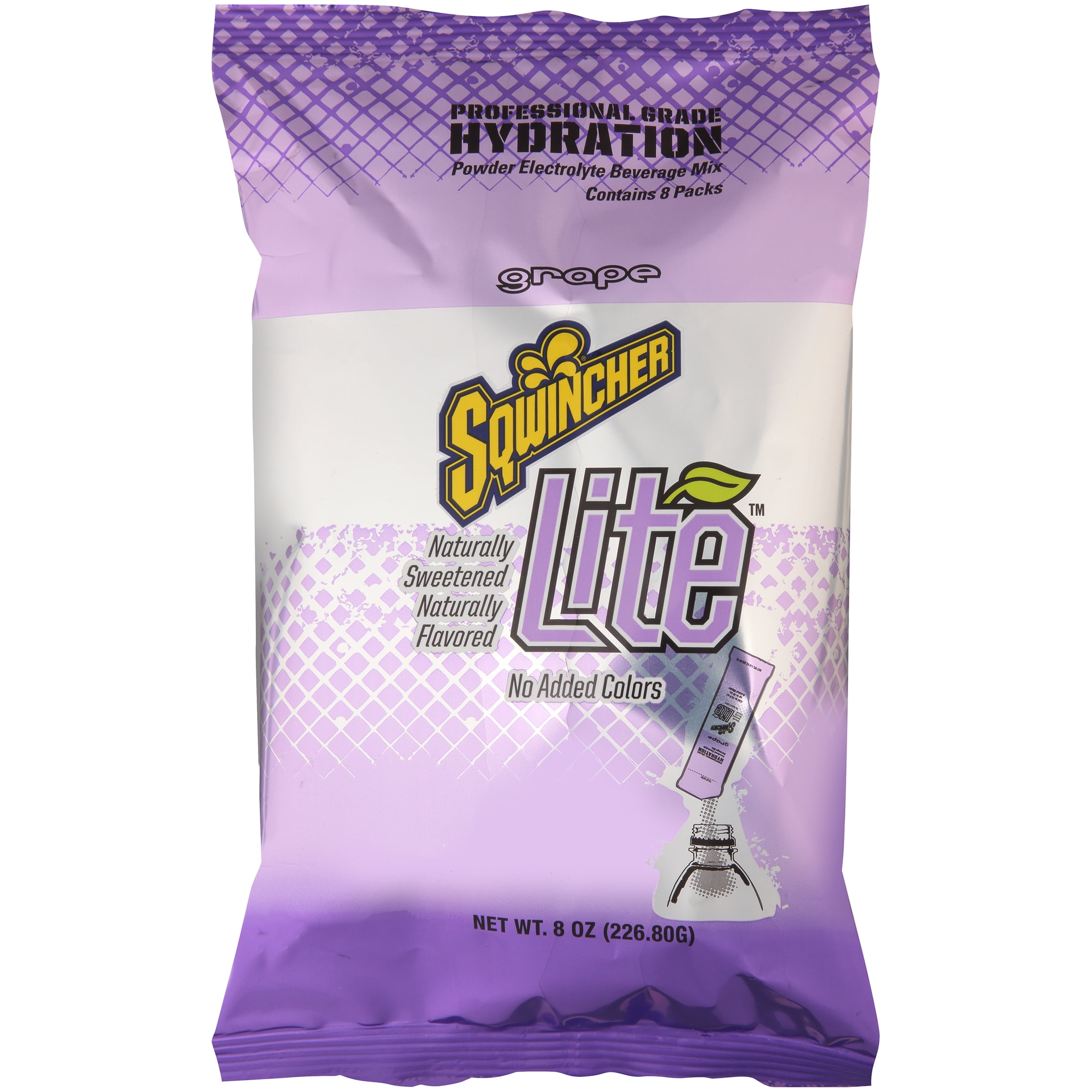 Sqwincher, Lite, Grape, 8 Sticks - Walmart.com
