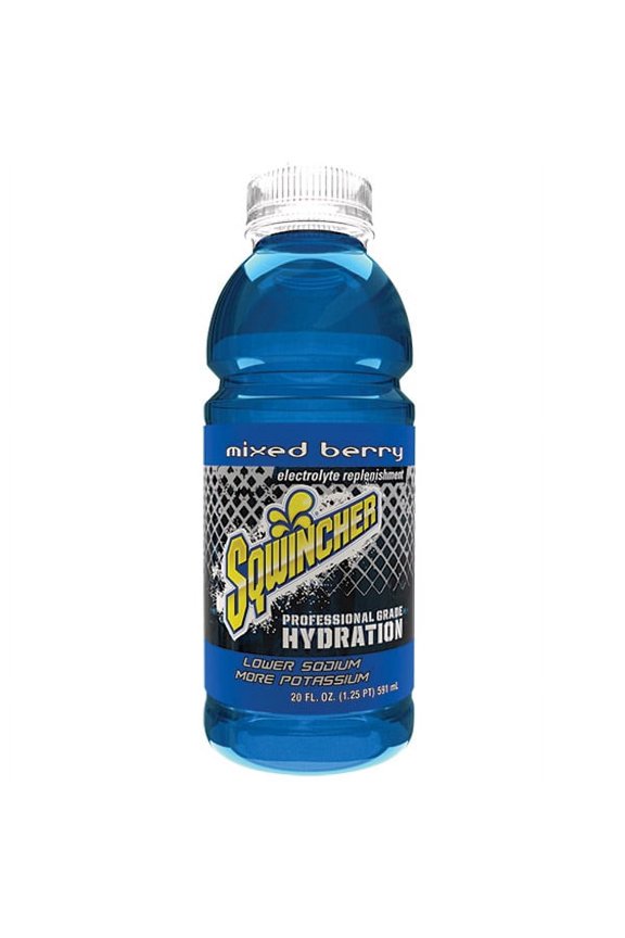 Ready-To-Drink, 20 oz Bottles/Yield, Mixed Berry, 24/Case