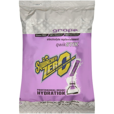 Sqwincher, Zero Sugar, Grape, 50 Sticks