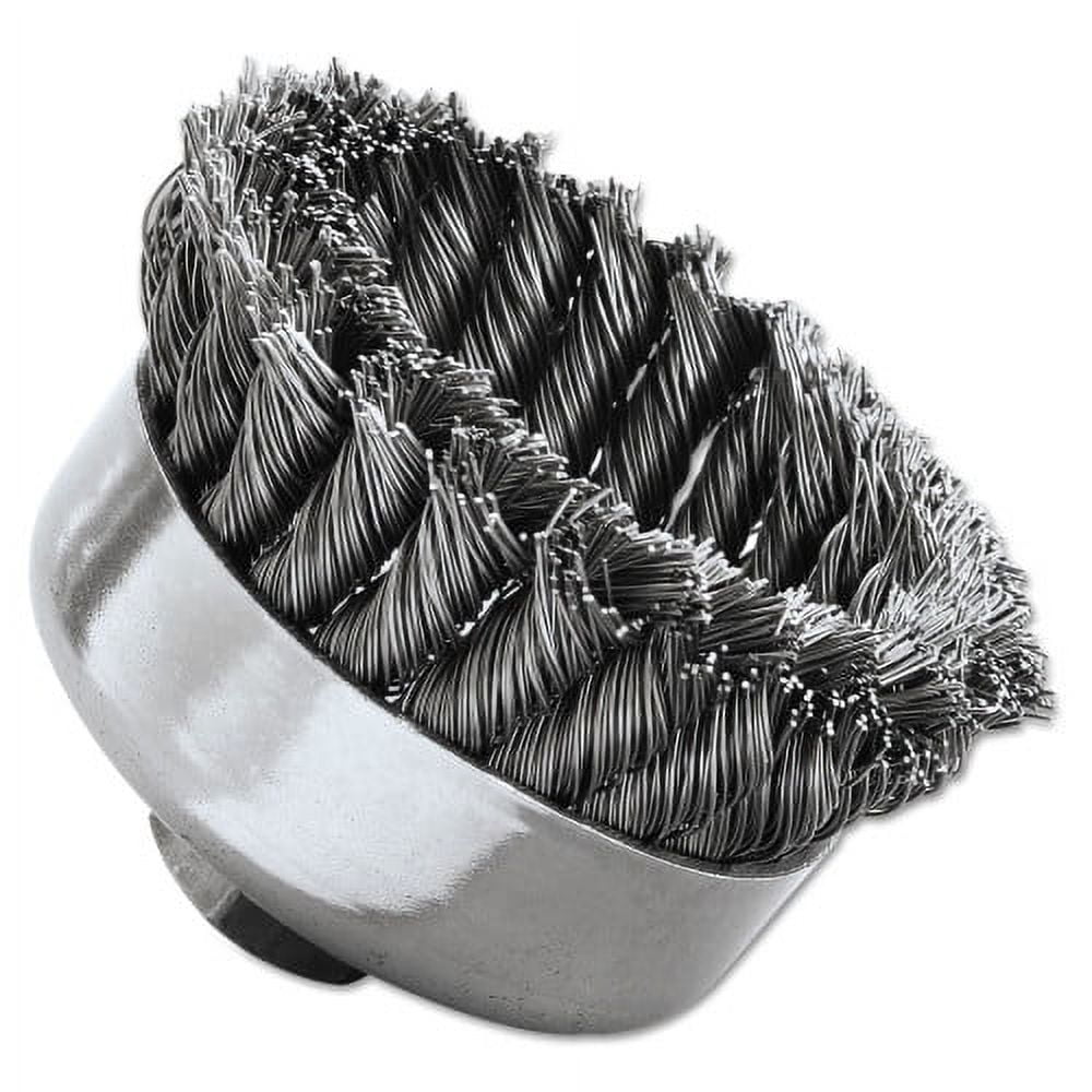 Warrior 42858 2 in. Wire Cup Brush with 1/4 in. Shank
