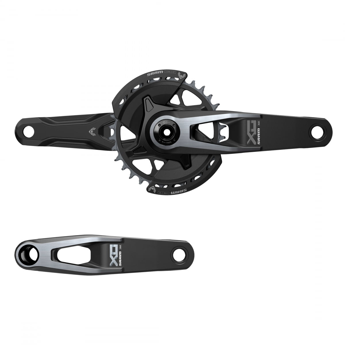 SRAM DUBクランクアーム 170mm ブラック SRAM X0 Eagle T-Type Wide