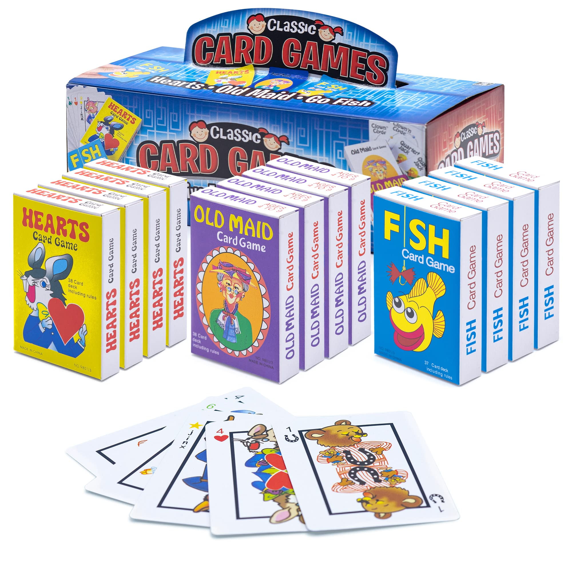 Srenta Kids Games OIF8 Bulk - 12 Pack Classic Games for Kids Ages 4-9 ...