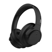 Srhythm NiceComfort 15 2nd Gen Hybrid Noise Cancelling Wireless Headphones, Bluetooth 6.0, with Low Latency, Spatial Audio, ENC, 120Hrs,Matte Black