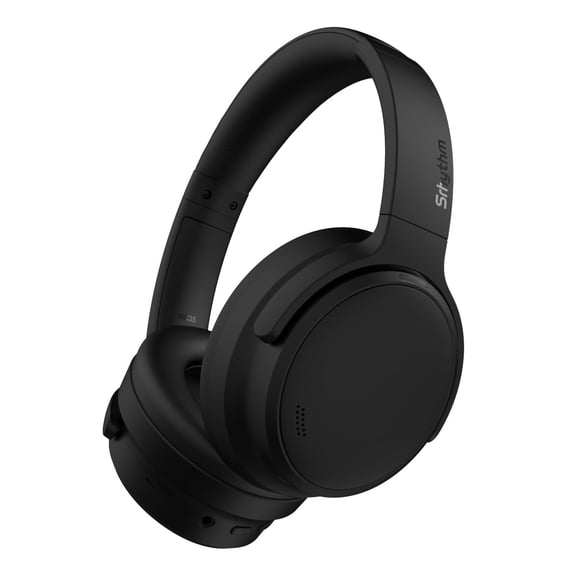 Srhythm Nicecomfort 35 (2nd Gen) Hybrid Noise Cancelling Headphones,Bluetooth 6.0, 5Microphones with ENC, Transparency, Spatial Audio, 140H Playtime, Low Latency, Custom EQ via App