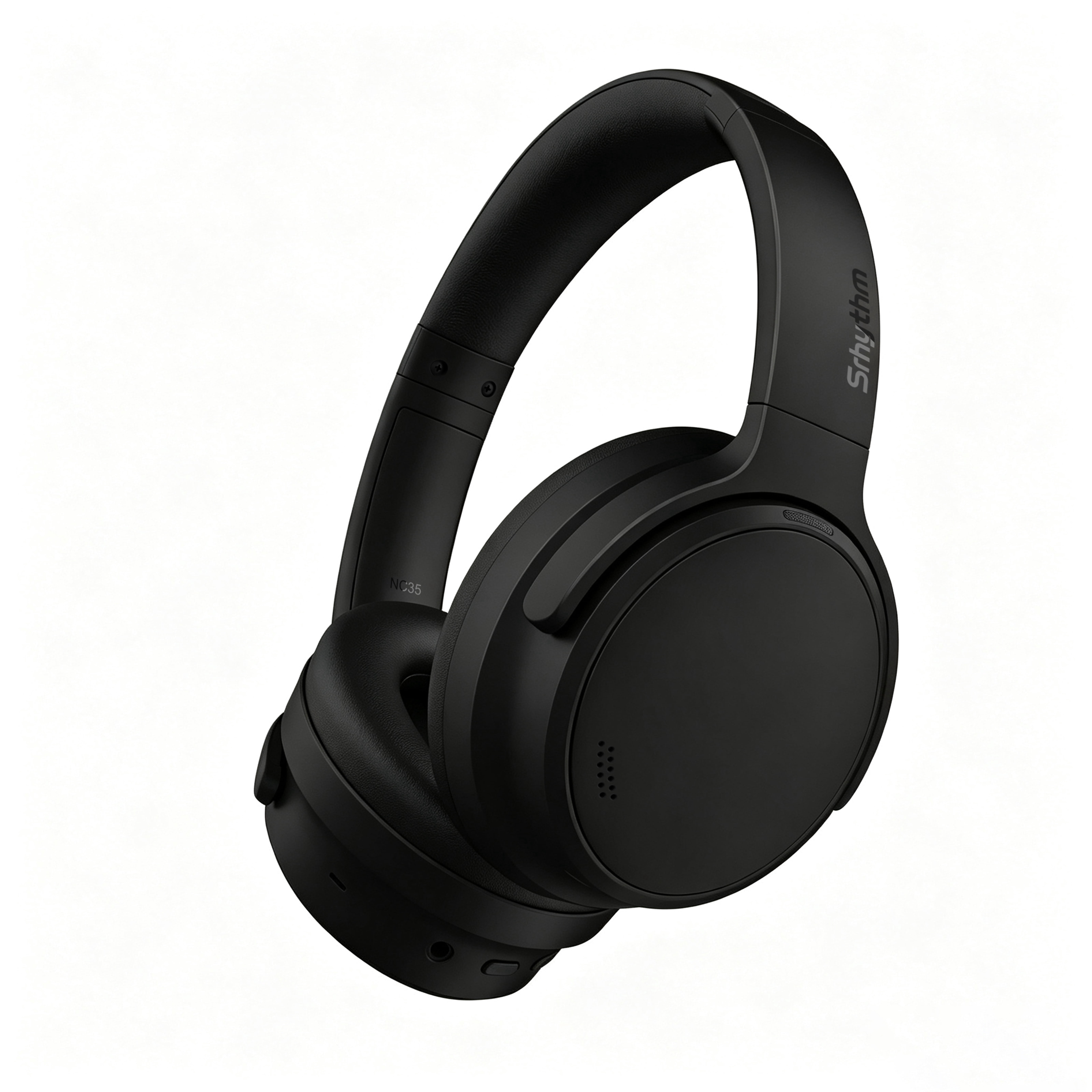 Srhythm Nicecomfort 35 (2nd Gen) Hybrid Noise Cancelling Headphones,Bluetooth 6.0, 5Microphones with ENC, Transparency, Spatial Audio, 140H Playtime, Low Latency, Custom EQ via App