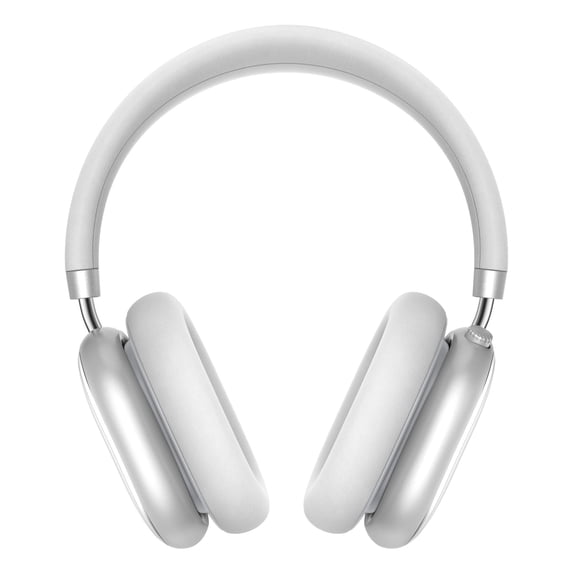Srhythm NiceComfort 95 Hybrid Noise Cancelling Headphone Wireless, Over Ear Bluetooth 6.0 Headphones with Transparency Mode, ENC, HD Sound,Space Silver