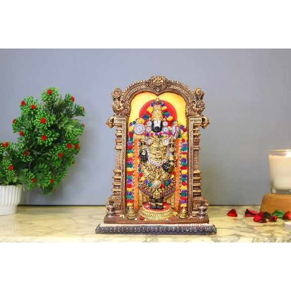 Sri Krishna Culture Hand Crafted Bala Ji Murti-Hindu Goddess and God Idol/Statue/Murti/Figurine(9")-Polyster Resin-Multicolour-Showpieces for Gifting and Home Dcor