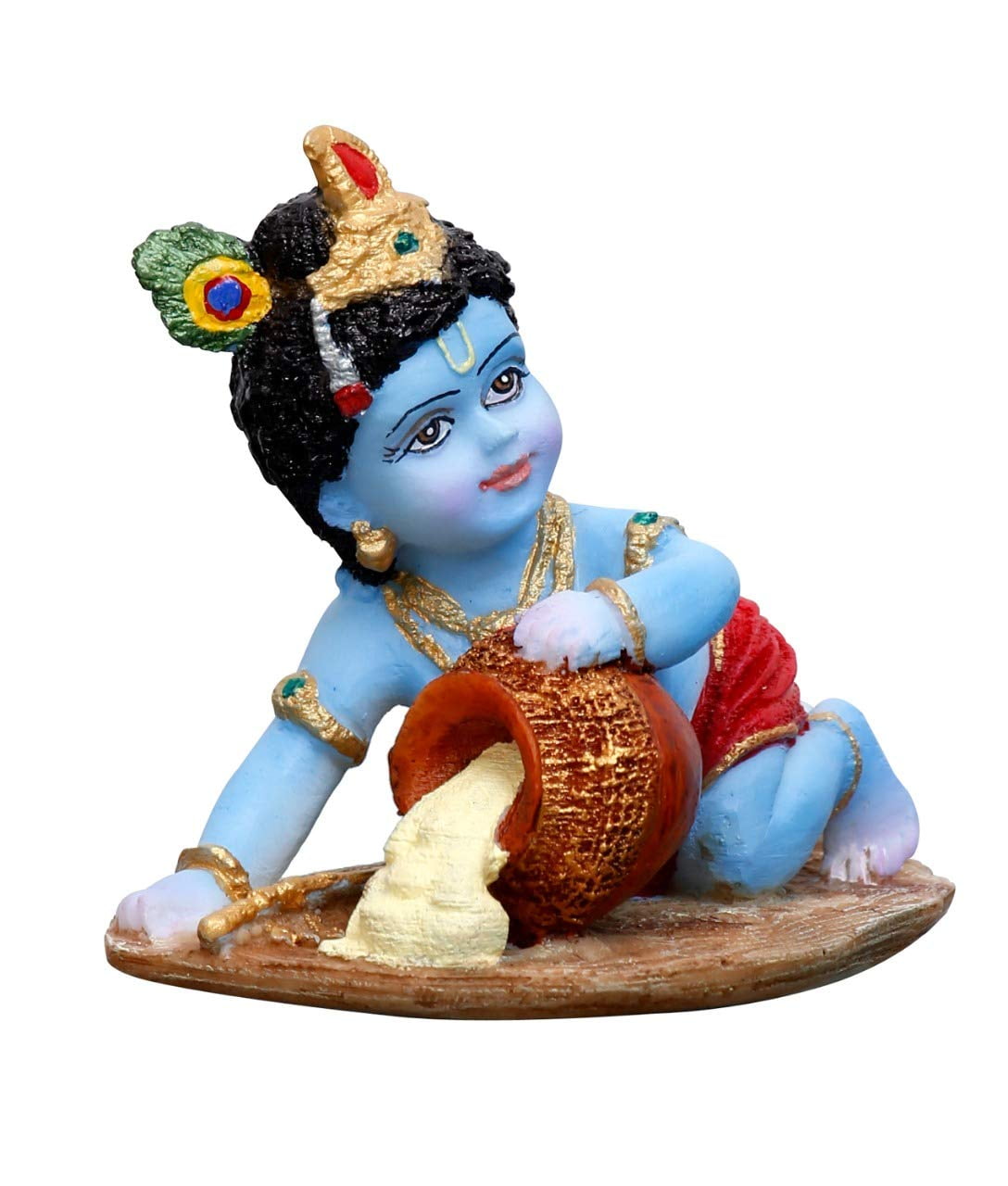 Sri Krishna Culture- Hand Crafted Medium Baby Krishna Murti Crawling ...