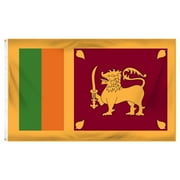 sri lanka 3ft x 5ft printed polyester flag