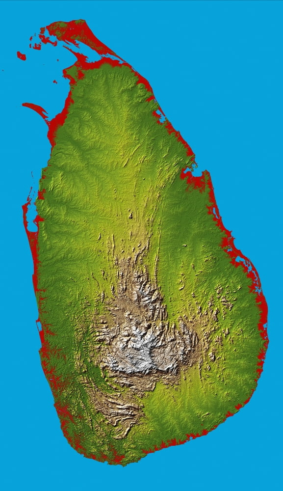 Sri Lanka Canvas Art - Stocktrek Images (22 x 37)